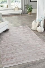 Lizbon 4516 Taba Klasik Yumuşak Dokulu Salon Halısı Kesme Halı