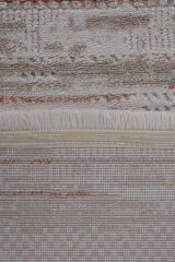 Lizbon 4516 Taba Klasik Yumuşak Dokulu Salon Halısı Kesme Halı TABA - 160 x 200