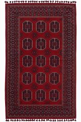 Orient Afgan 1 Yıkanabilir Kilim Kırmızı - 120x180