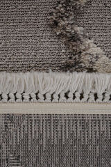 Step 2203 Gri İskandinav Salon Halısı Kesme Halı Gri - 160 x 250