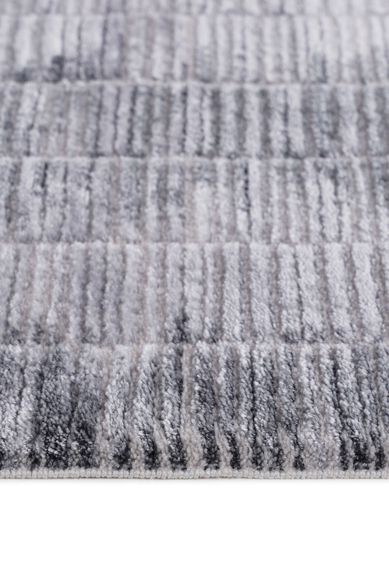 Norm 6217 Gri Modern Salon ve Mutfak Halısı Kesme Halı