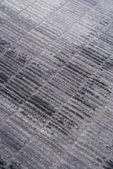 Norm 6217 Gri Modern Salon ve Mutfak Halısı Kesme Halı