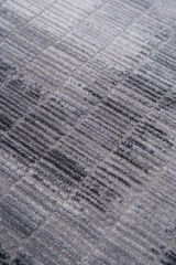 Norm 6217 Gri Modern Salon ve Mutfak Halısı Kesme Halı