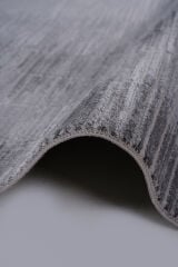 Norm 6217 Gri Modern Salon ve Mutfak Halısı Kesme Halı