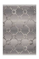 Step 2203 Gri İskandinav Salon Halısı Kesme Halı Gri - 160 x 450