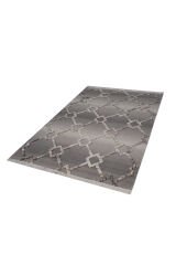 Step 2203 Gri İskandinav Salon Halısı Kesme Halı Gri - 160 x 450