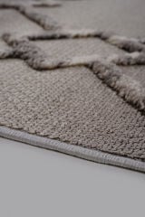 Step 2203 Gri İskandinav Salon Halısı Kesme Halı Gri - 200 x 400
