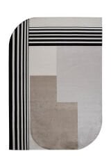 Naar Riva 9247 Bambu Halı KREM / SİYAH - 100 cm