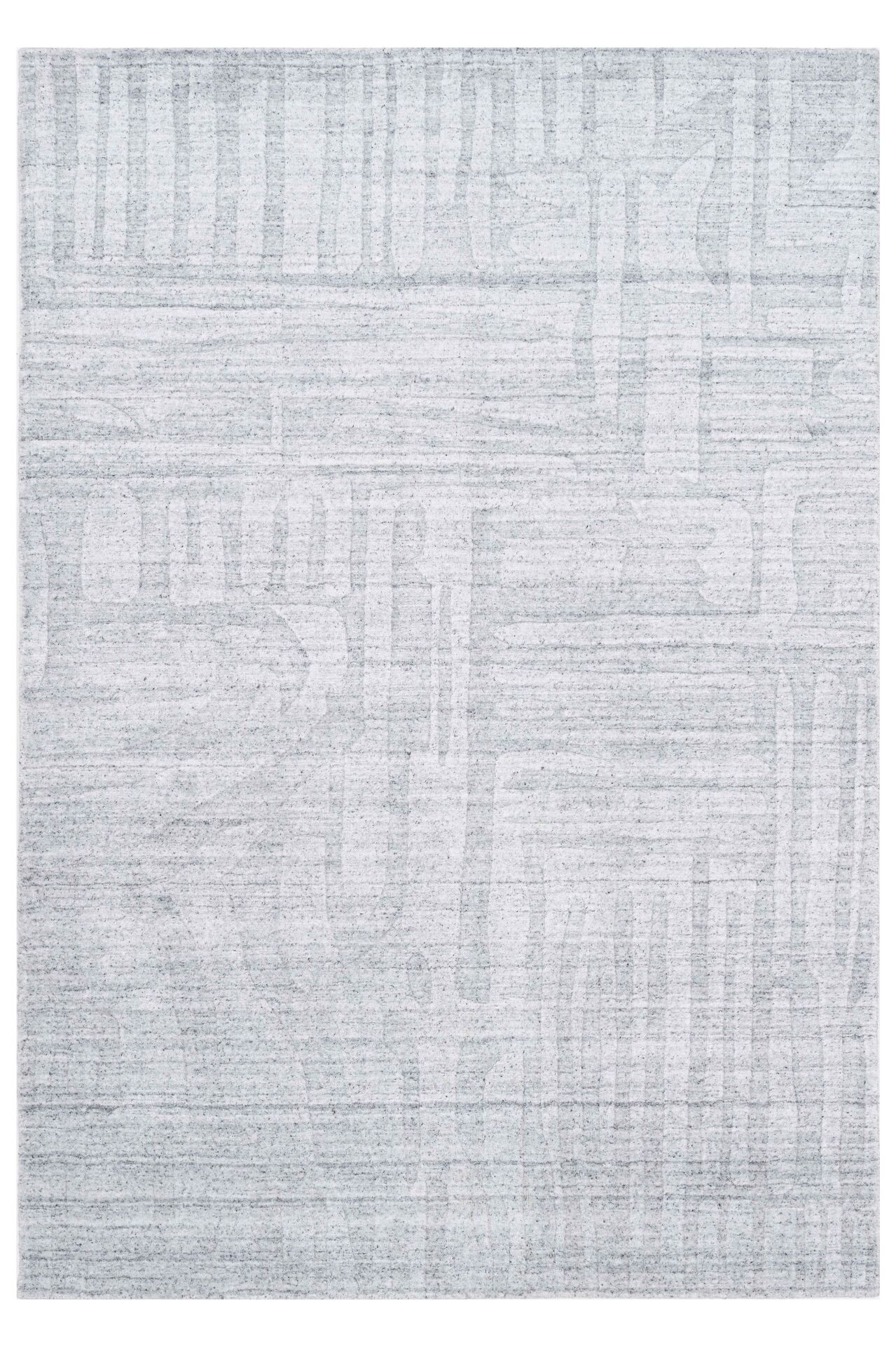 Mao KC 1717 El Dokuma Bambu Halı Gri - 170x240