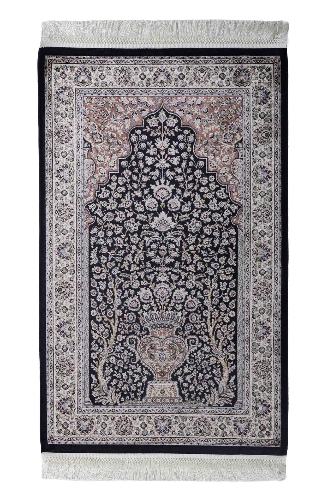 Hereke Serisi SF173A Lüks Bambu Seccade - Lacivert