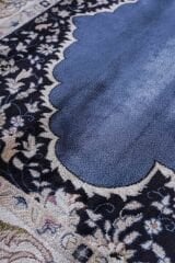 Hereke Serisi SF173A Lüks Bambu Seccade - Mavi