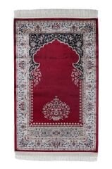 Hereke Serisi SF180A Lüks Bambu Seccade - Kırmızı