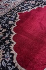 Hereke Serisi SF173A Lüks Bambu Seccade - Kırmızı