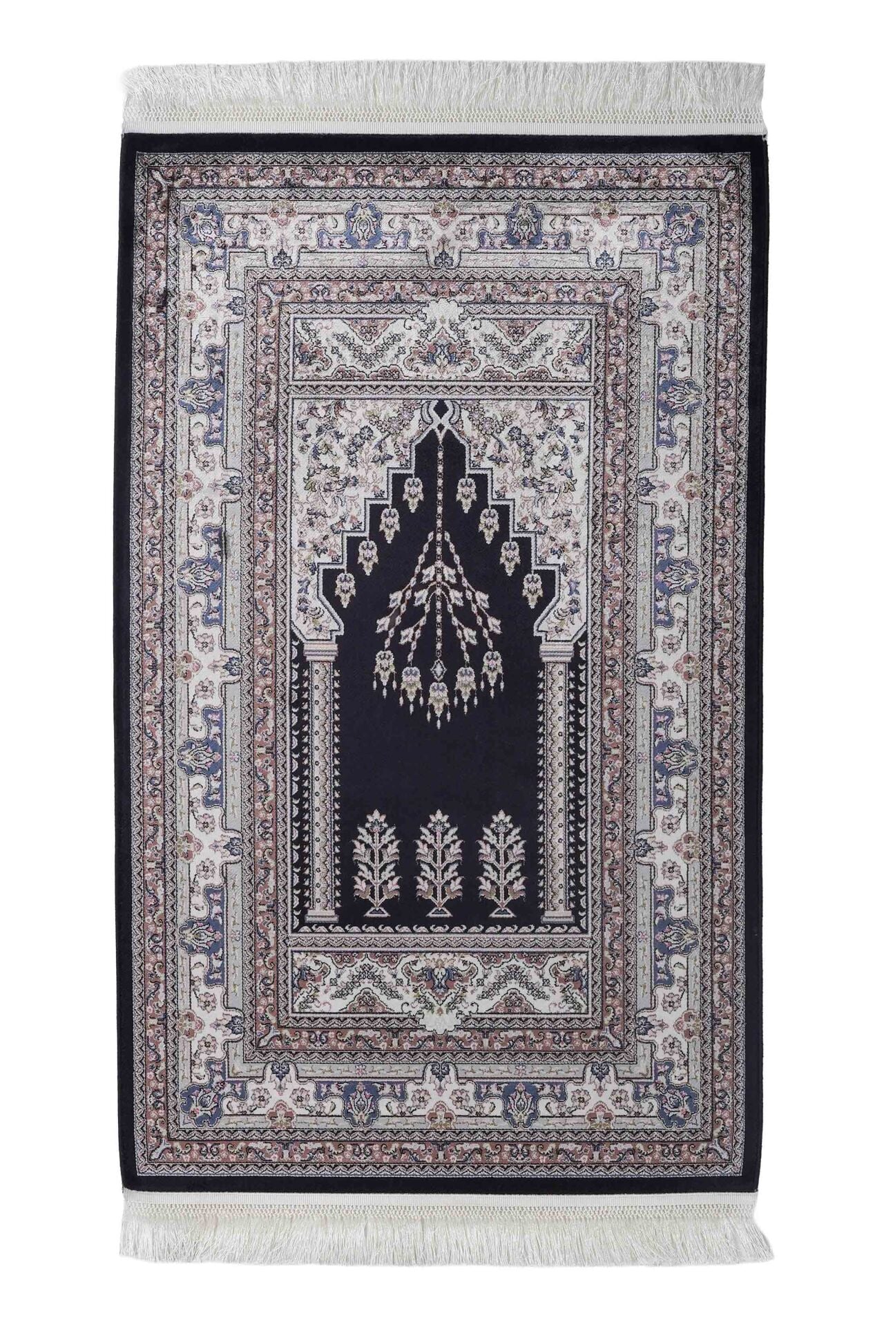 Hereke Serisi SF236A Lüks Bambu Seccade - Lacivert