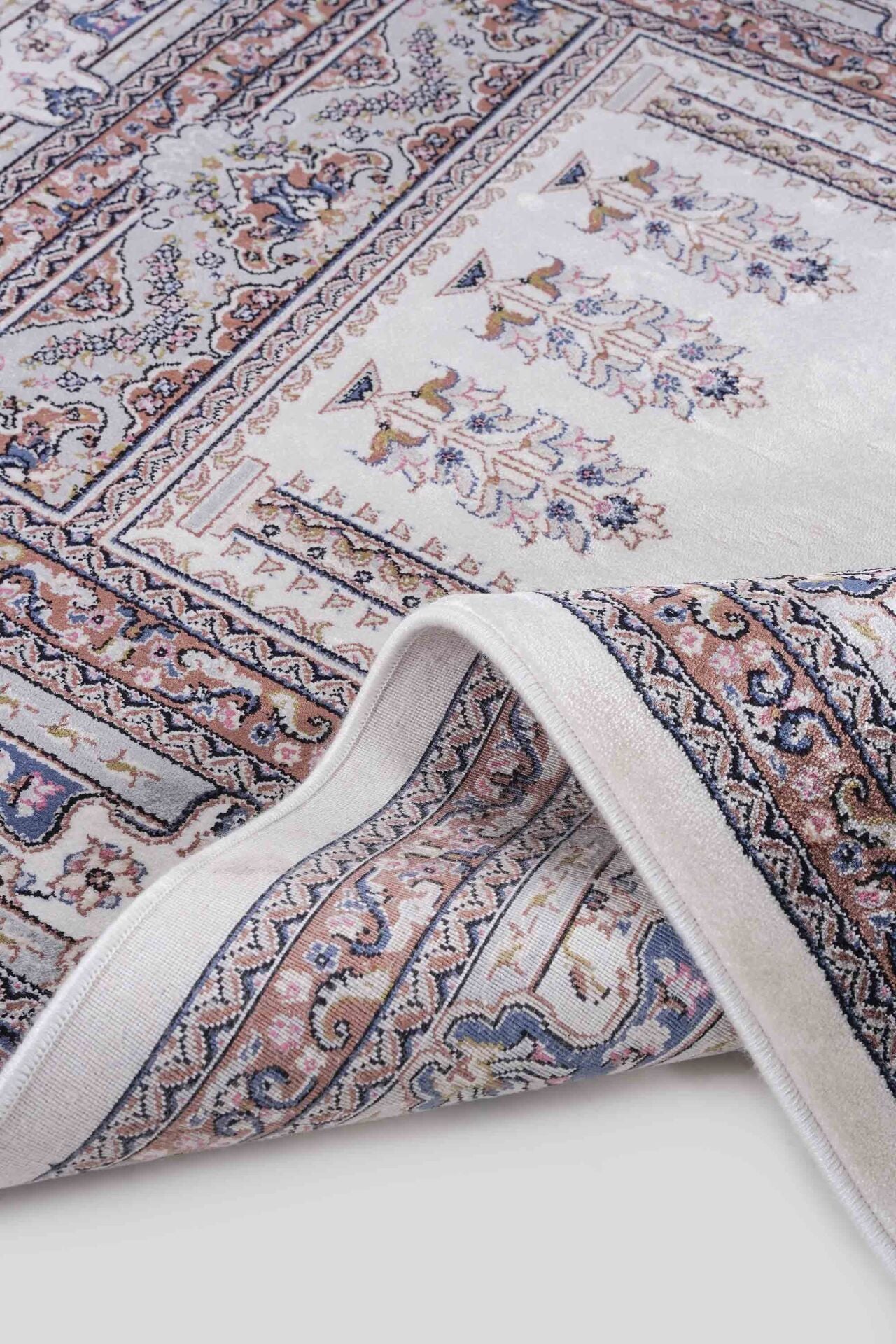 Hereke Serisi SF236A Lüks Bambu Seccade - Krem