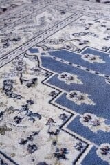 Hereke Serisi SF236A Lüks Bambu Seccade - Mavi