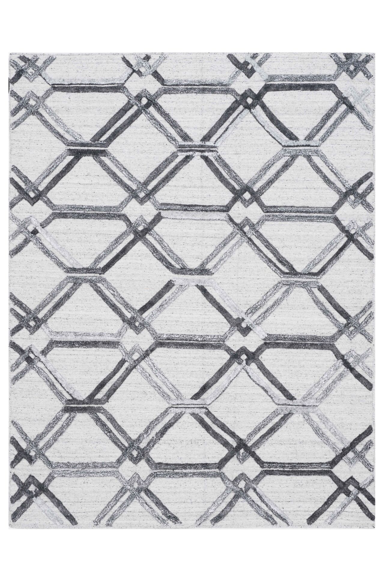 Adorno KC 934 El Dokuma Bambu Halı Gri - 170x240