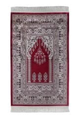 Hereke Serisi SF236A Lüks Bambu Seccade - Kırmızı