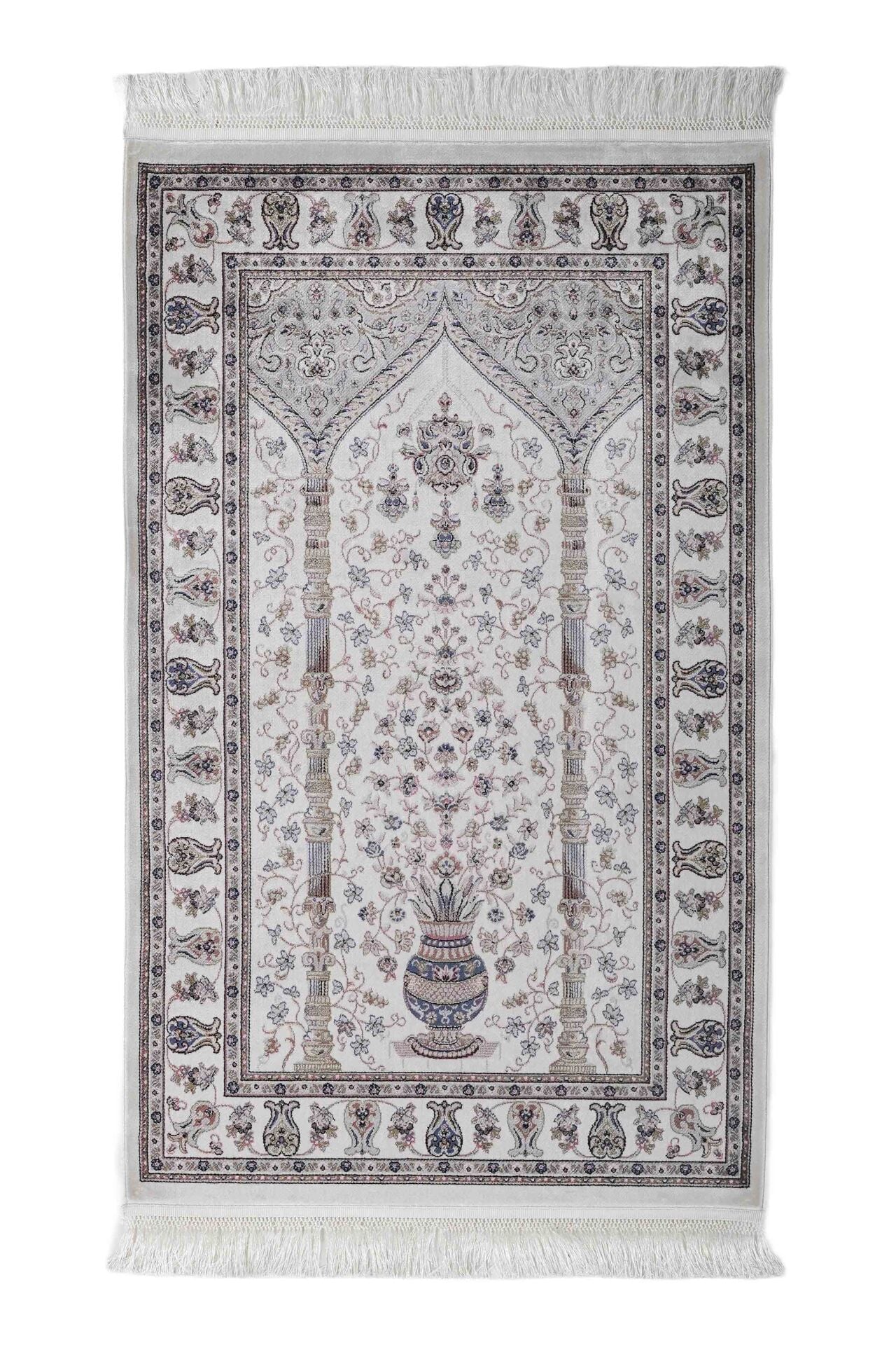 Hereke Serisi SF237A Lüks Bambu Seccade - Krem