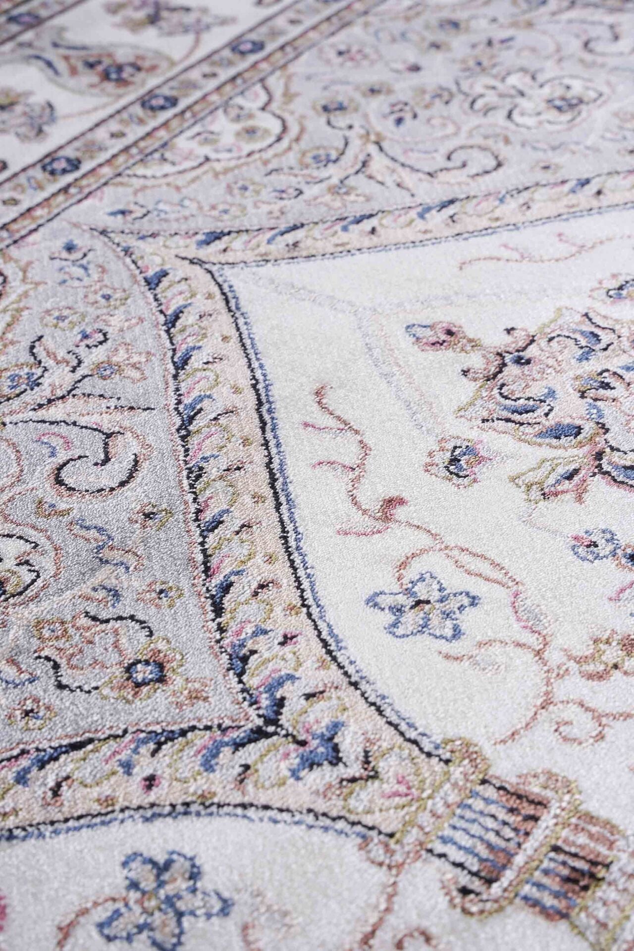 Hereke Serisi SF237A Lüks Bambu Seccade - Krem