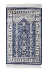 Hereke Serisi SF237A Lüks Bambu Seccade - Mavi