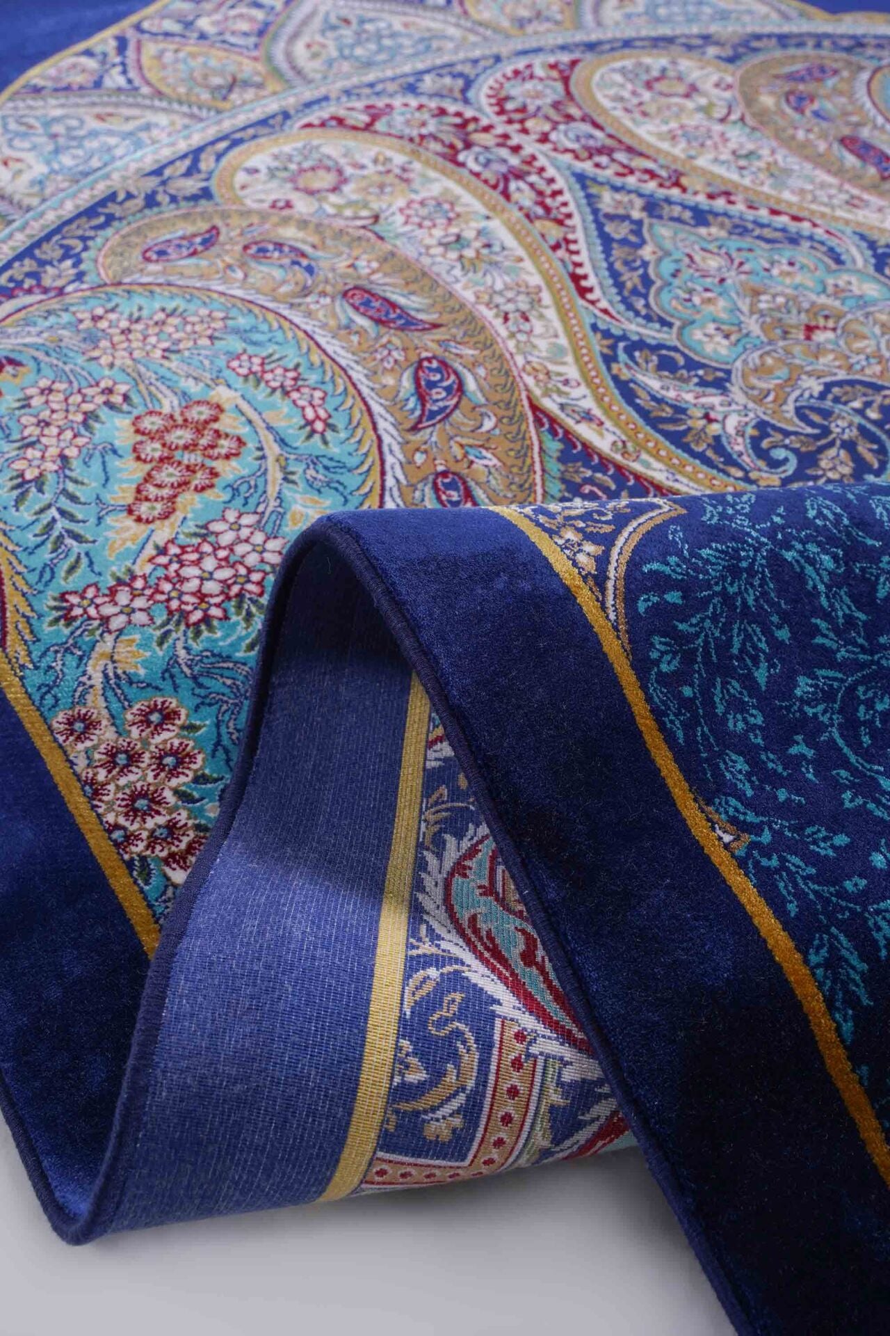 Kumkapı Serisi 0544U Lüks Modal Seccade - Mavi