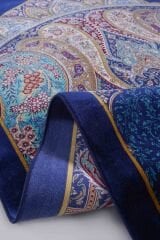 Kumkapı Serisi 0544U Lüks Modal Seccade - Mavi