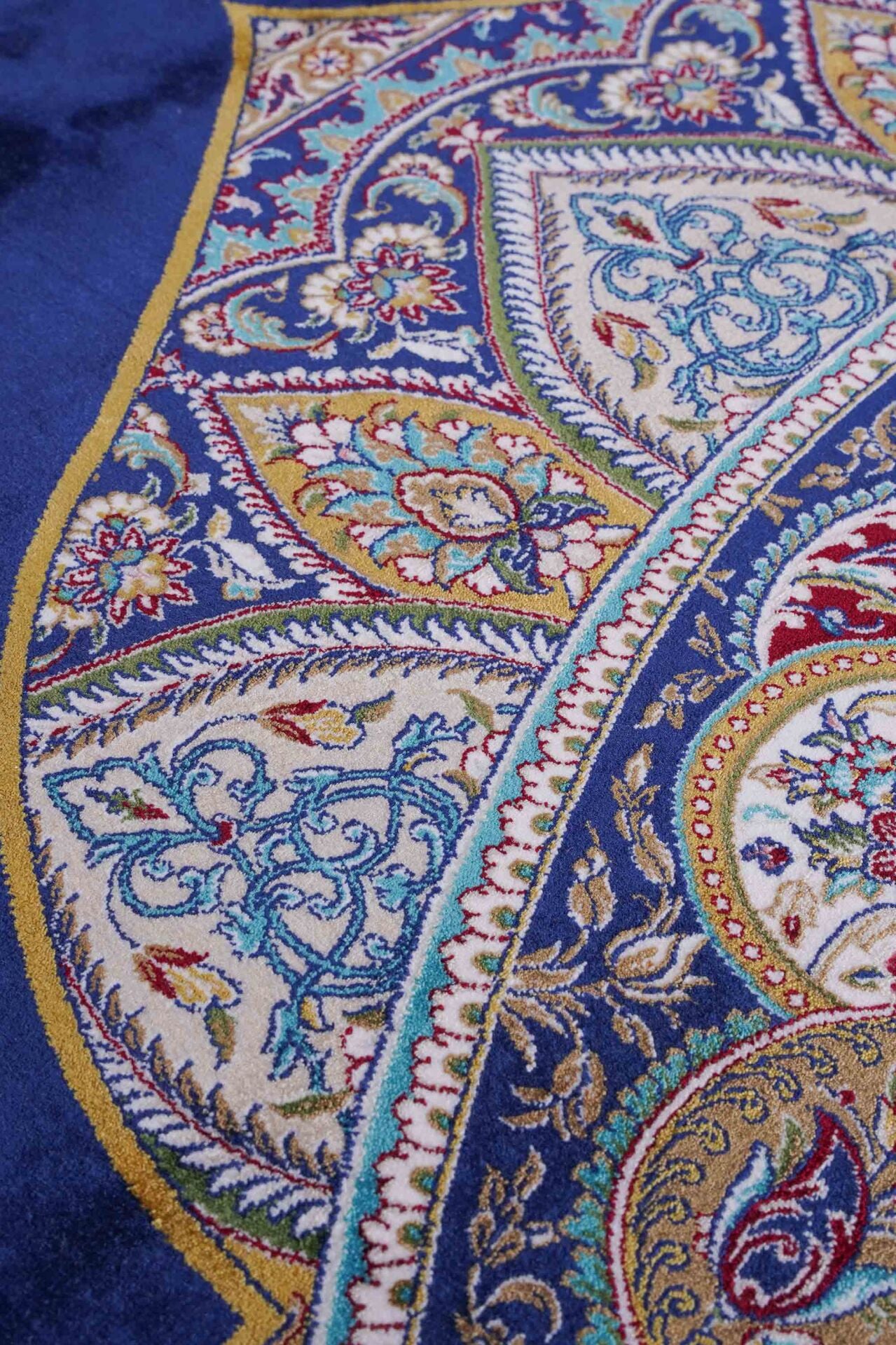 Kumkapı Serisi 0544U Lüks Modal Seccade - Mavi