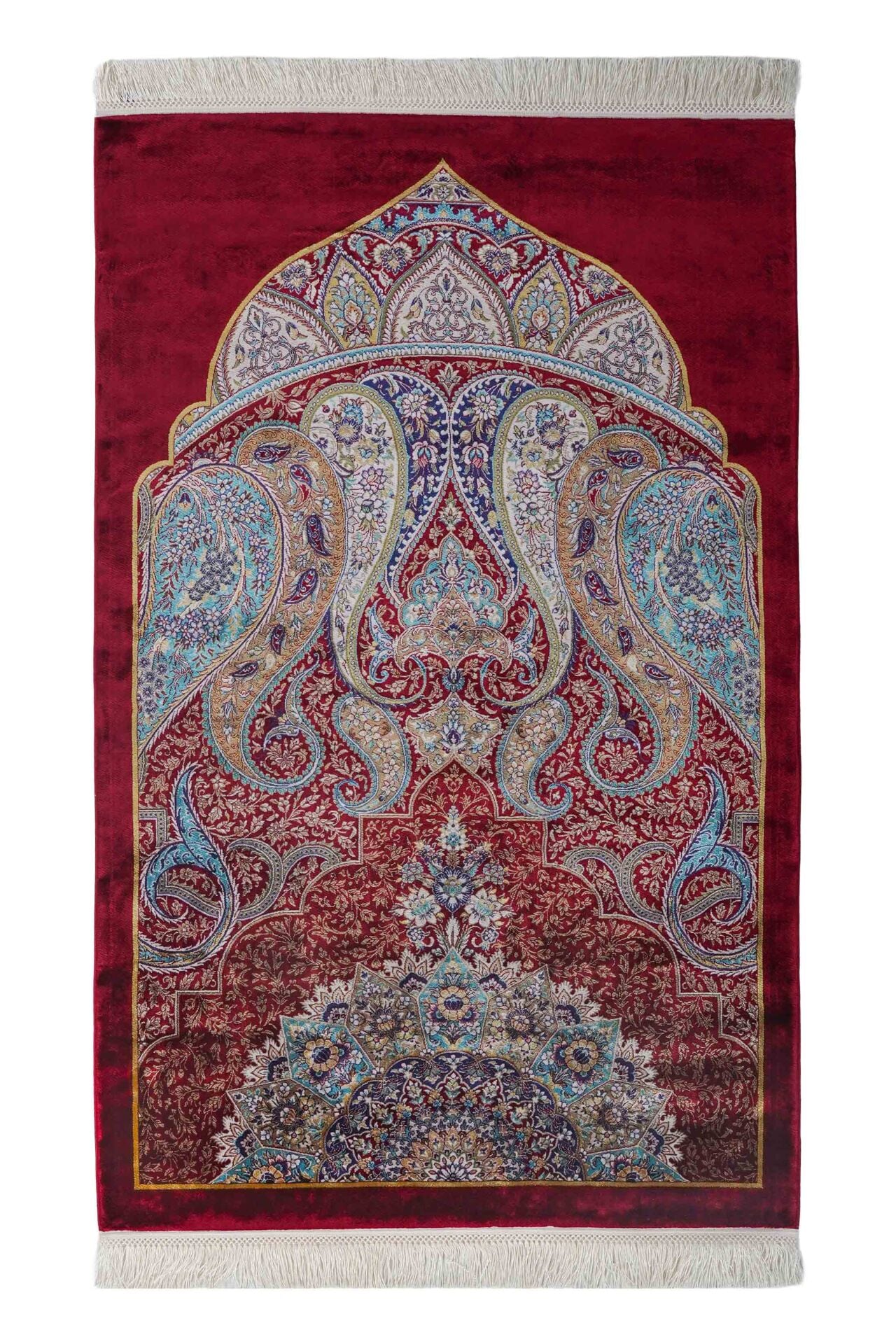 Kumkapı Serisi 0544U Lüks Modal Seccade - Bordo