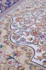 Kumkapı Serisi S818A Lüks Modal Seccade - Krem, Mavi