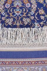 Kumkapı Serisi S818A Lüks Modal Seccade - Mavi, Krem