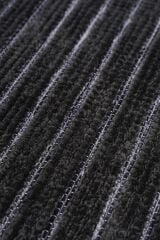Riva 1703A Antrasit Kaymaz Taban Yıkanabilir Yumuşak Dokulu Kilim