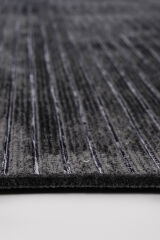 Riva 1703A Antrasit Kaymaz Taban Yıkanabilir Yumuşak Dokulu Kilim