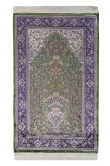 Kumkapı Serisi S818A Lüks Modal Seccade - Yeşil, Koyu Mavi