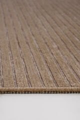 Riva 1704A Bej Kaymaz Taban Yıkanabilir Yumuşak Dokulu Kilim