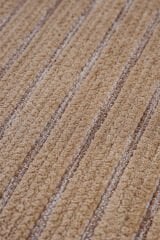 Riva 1704A Bej Kaymaz Taban Yıkanabilir Yumuşak Dokulu Kilim