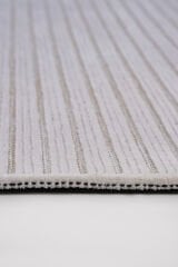 Ravi 1701A Beyaz Kaymaz Taban Yıkanabilir Yumuşak Dokulu Kilim Beyaz - 100 x 300
