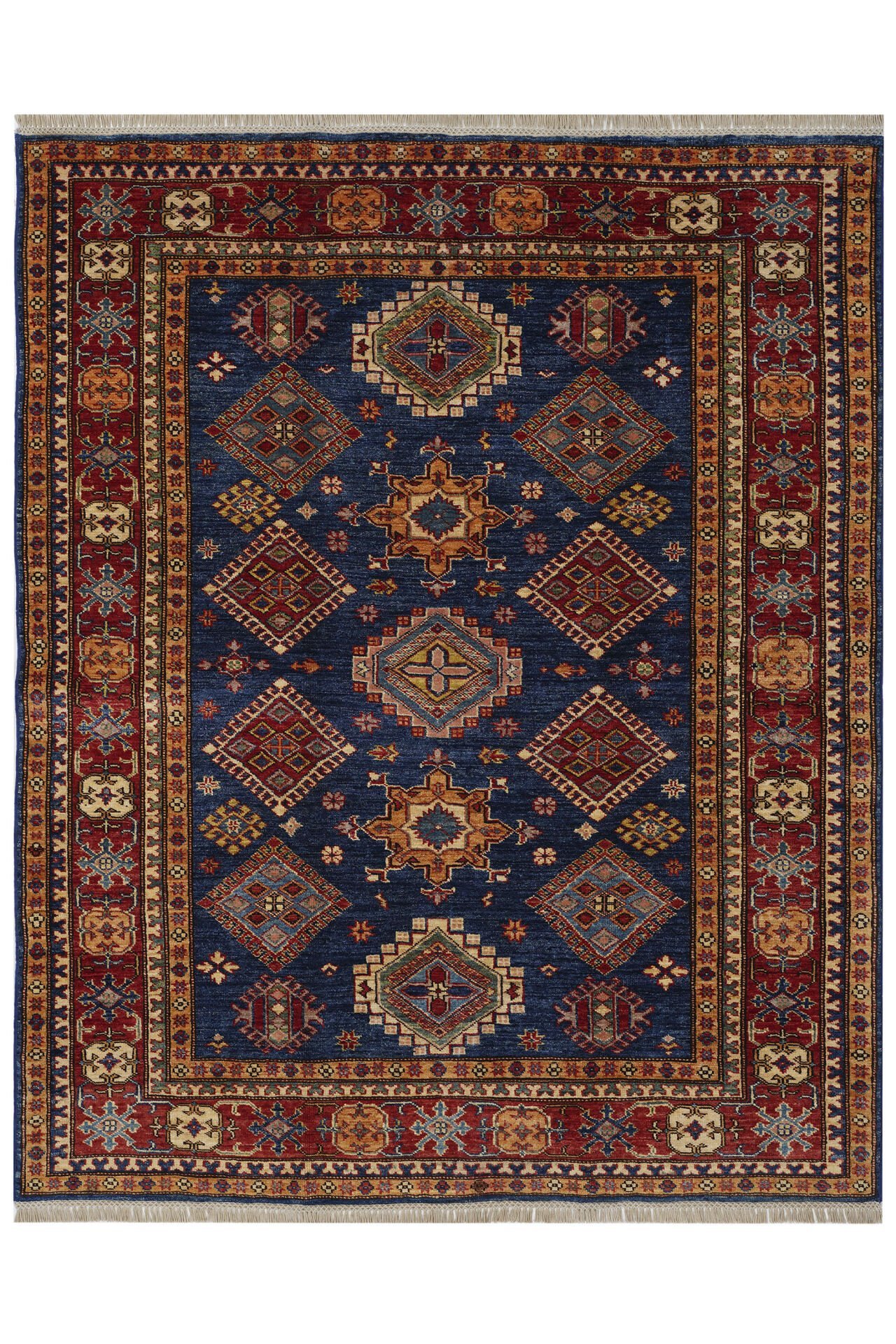 Afgan Şirvan El Dokuma Yün Halı