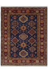 Afgan Şirvan El Dokuma Yün Halı