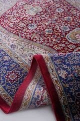 Kumkapı Serisi S163A Lüks Modal Seccade - Bordo, Mavi