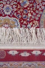 Kumkapı Serisi S163A Lüks Modal Seccade - Bordo, Mavi