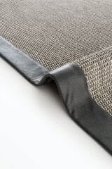 Hasel M710 Vizon / Koyu Gri Nubuk Bordür Özel Ölçüye Uygun Sisal Halı
