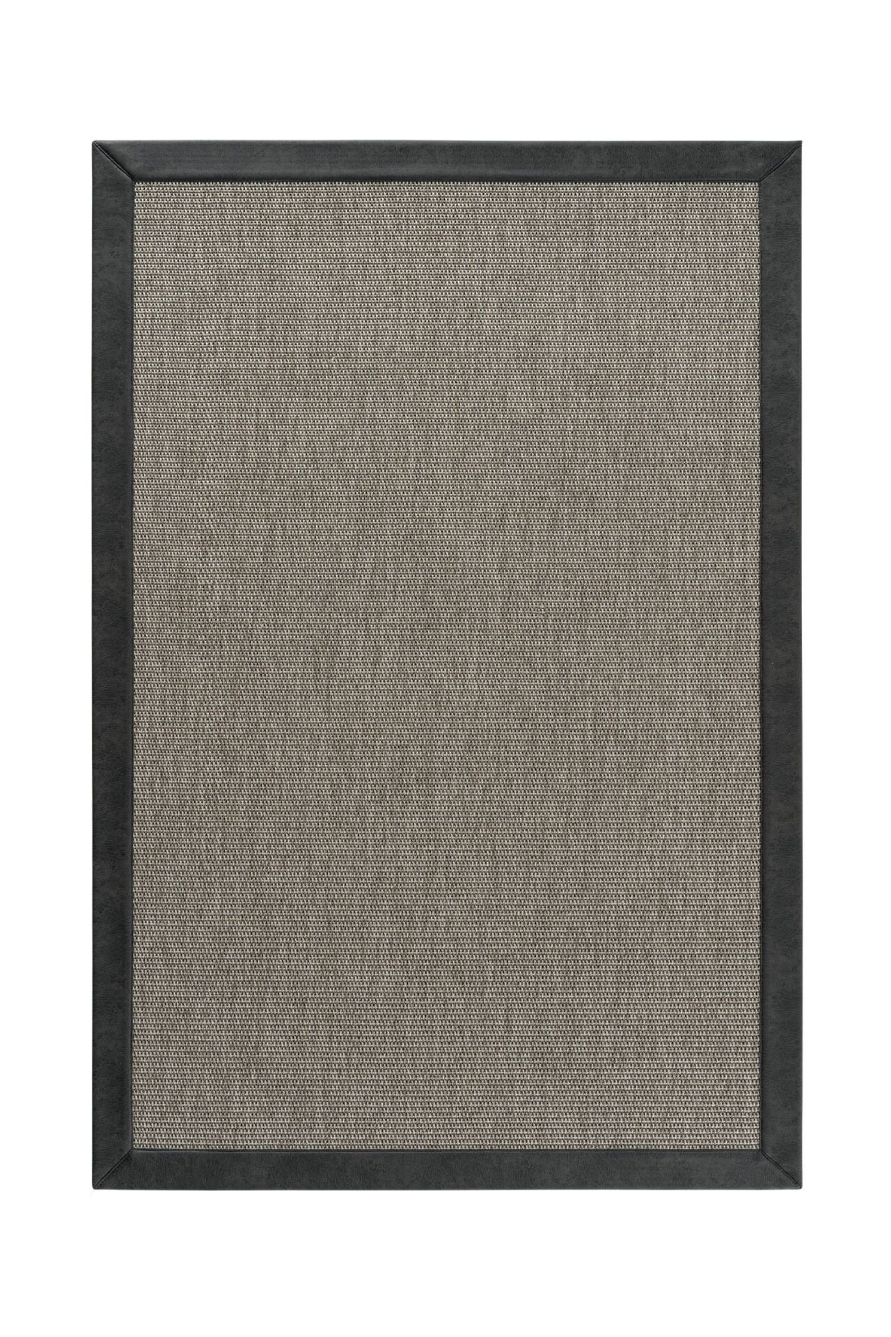 Hasel M710 Vizon / Koyu Gri Nubuk Bordür Özel Ölçüye Uygun Sisal Halı