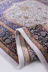 Kumkapı Serisi S163A Lüks Modal Seccade - Krem, Siyah