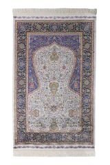 Kumkapı Serisi S163A Lüks Modal Seccade - Krem, Siyah