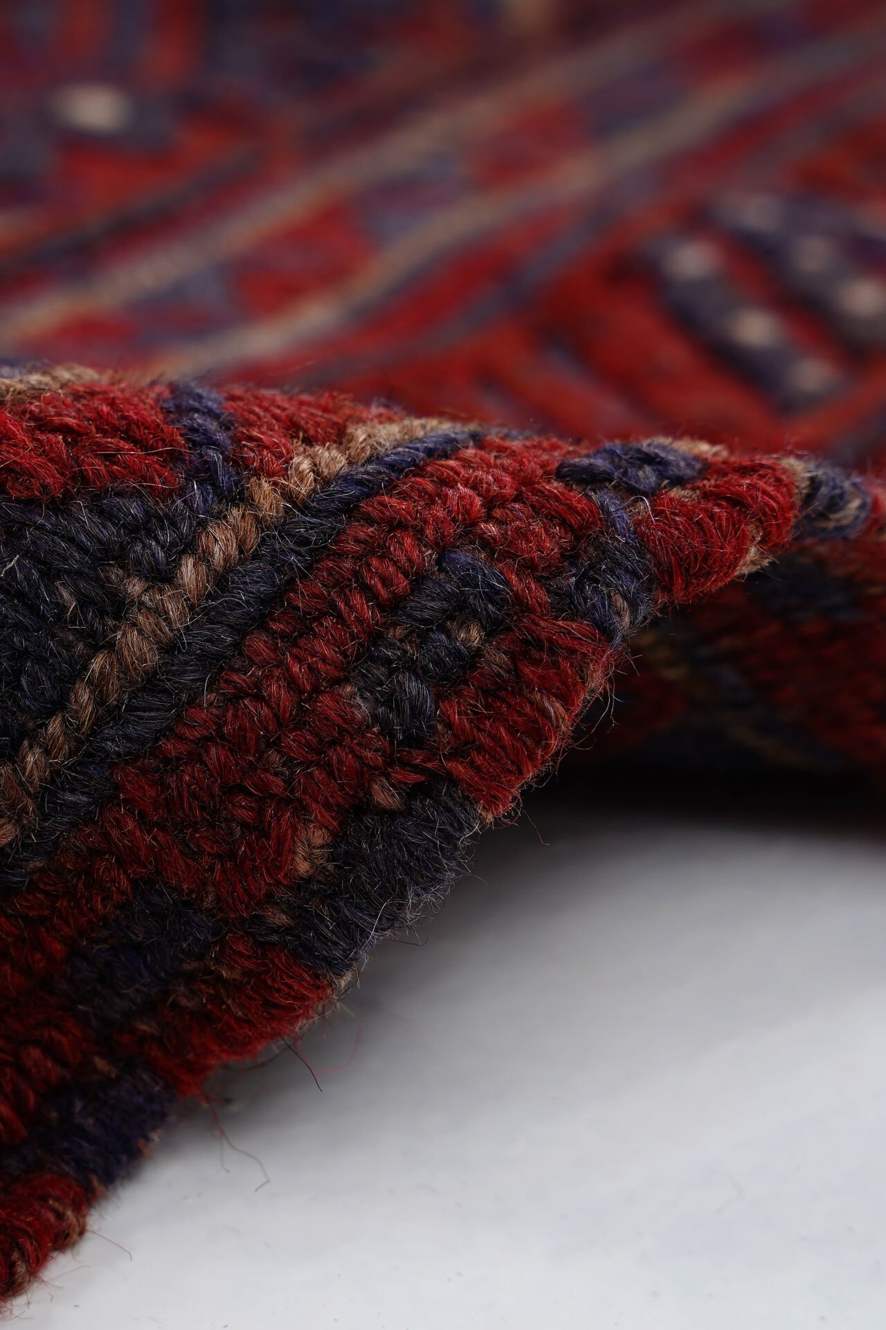 Afgan Berceste El Dokuma Yün Halı