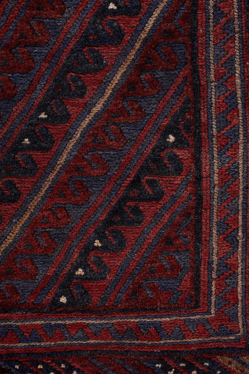 Afgan Berceste El Dokuma Yün Halı