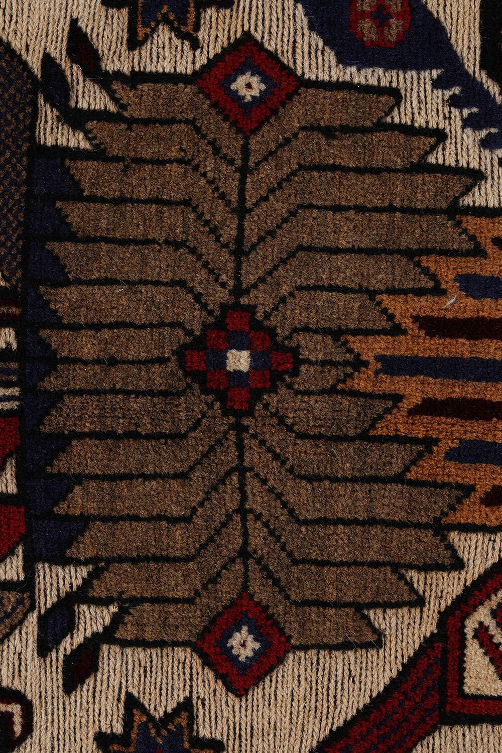 Afgan Berceste El Dokuma Yün Halı