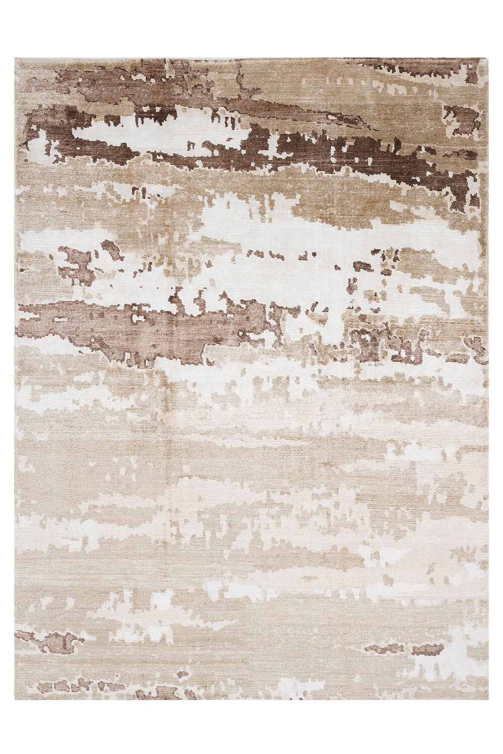 Nepal 3527 El Dokuma Kalın Bambu Halı Sarı - 170x240