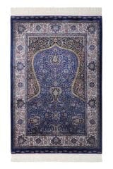 Kumkapı Serisi S163A Lüks Modal Seccade - Lacivert, Krem